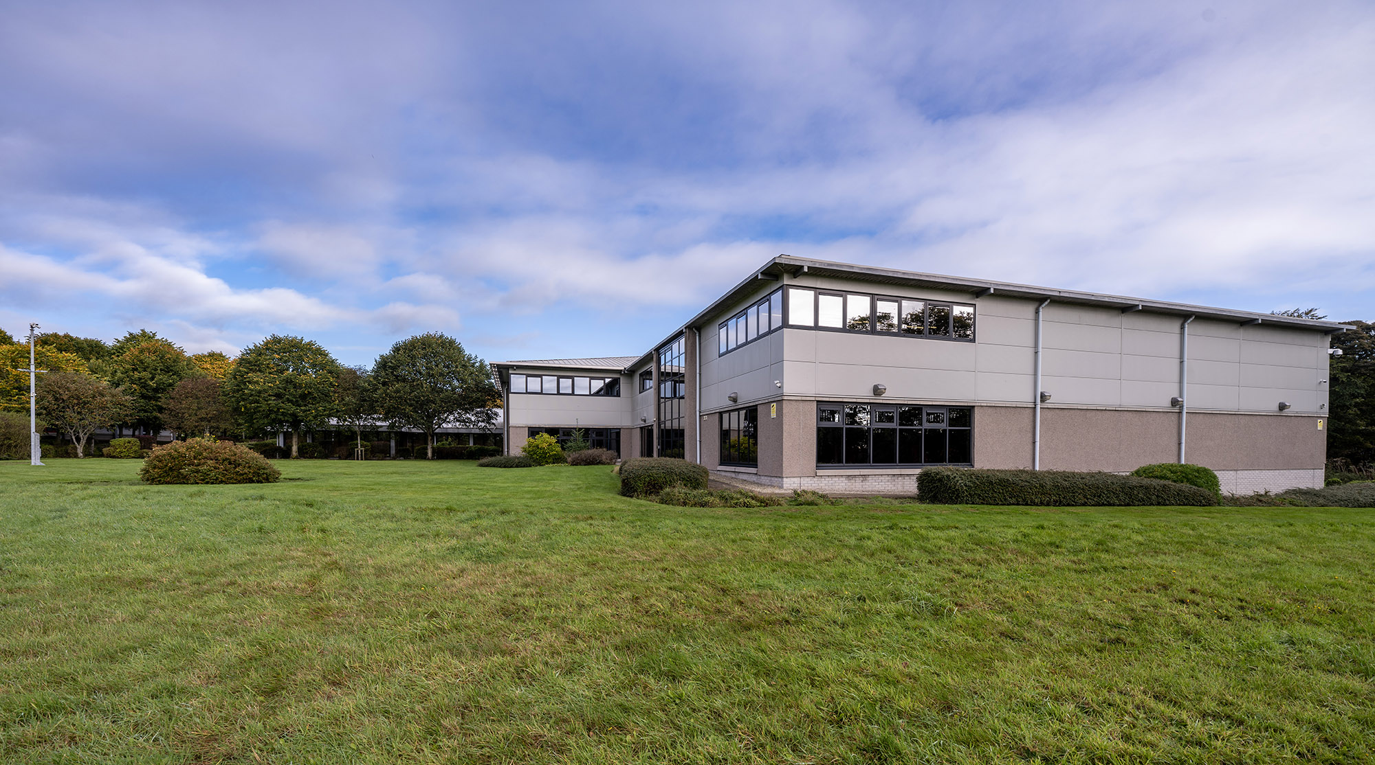 Scotia Instrumentation’s Aberdeen facility across field from rear